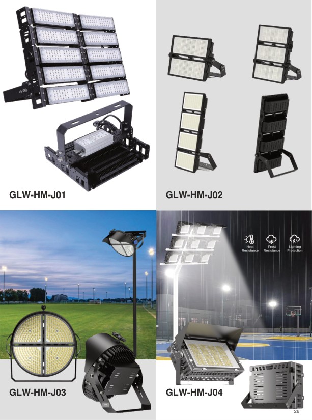 GLW-HM-J04 high mast flood light for stadium and parking lot