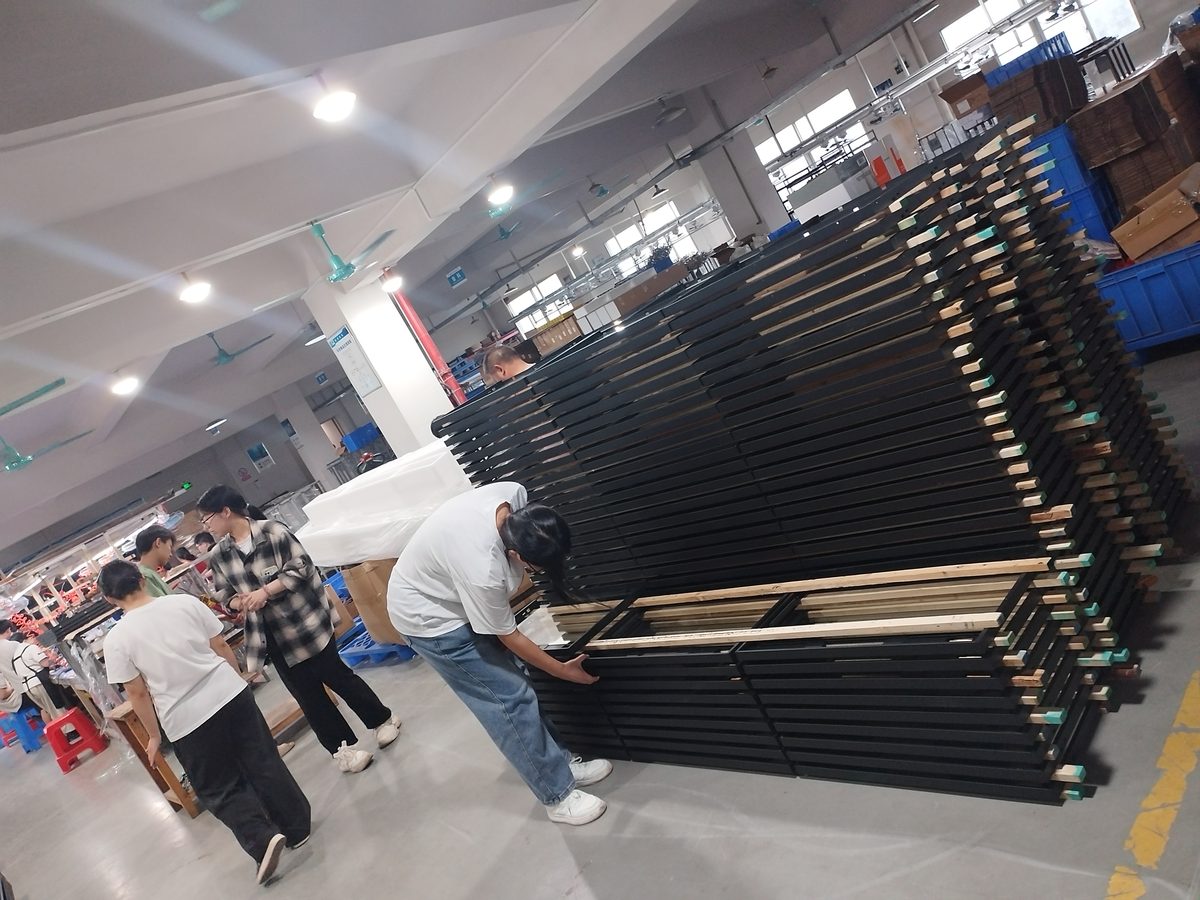 Overseas buyers inspecting products on-site during a factory visit in China